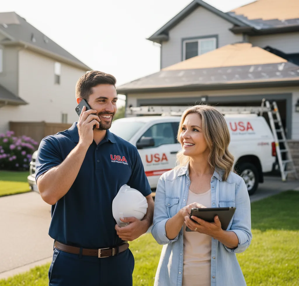 USA Roof Repair Experts customer support in Tunas